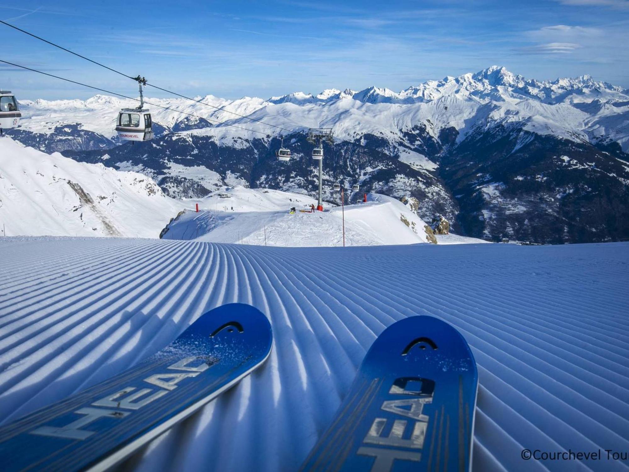 Ferienwohnung Studio Pour 2 Avec Skis Aux Pieds Et Parking A Courchevel 1850 - Fr-1-575-175 Exterior foto